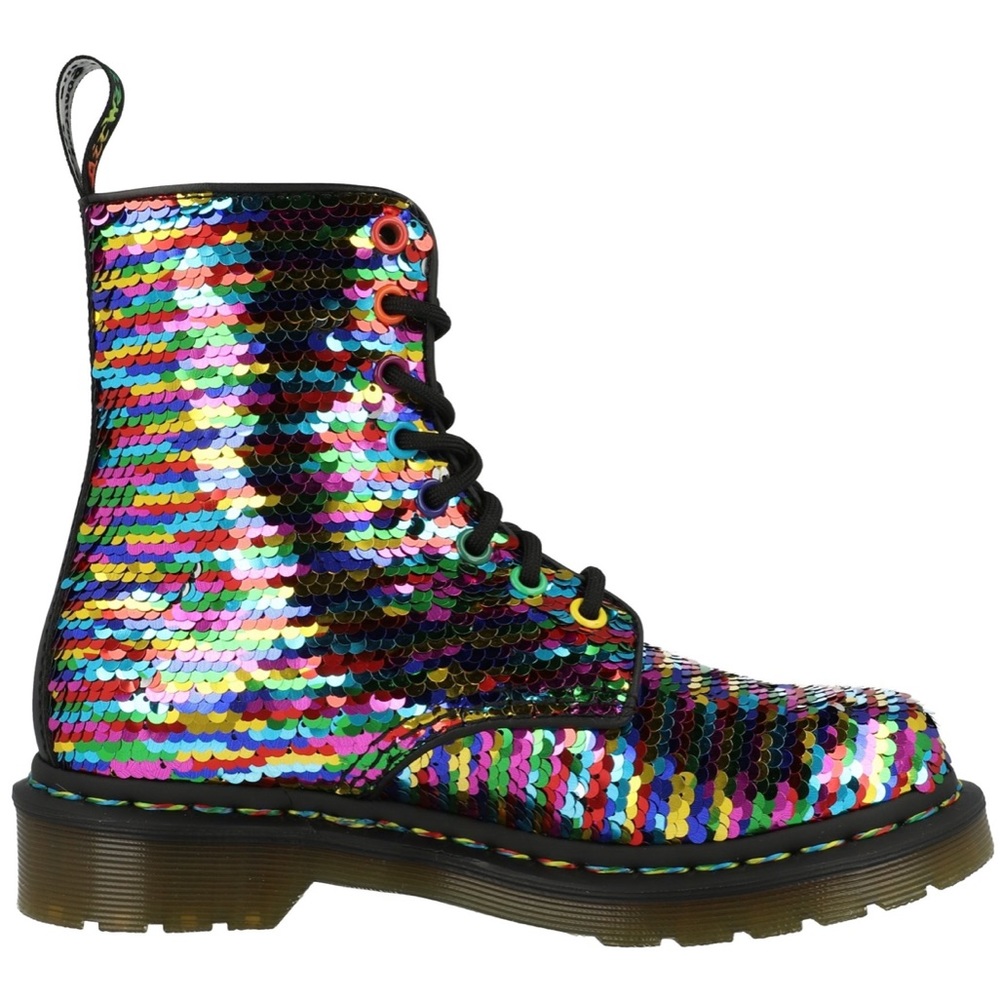 ๐ฅ Dr MartensPascal Sequin Rainbow Sequin - Picture 5 of 16
